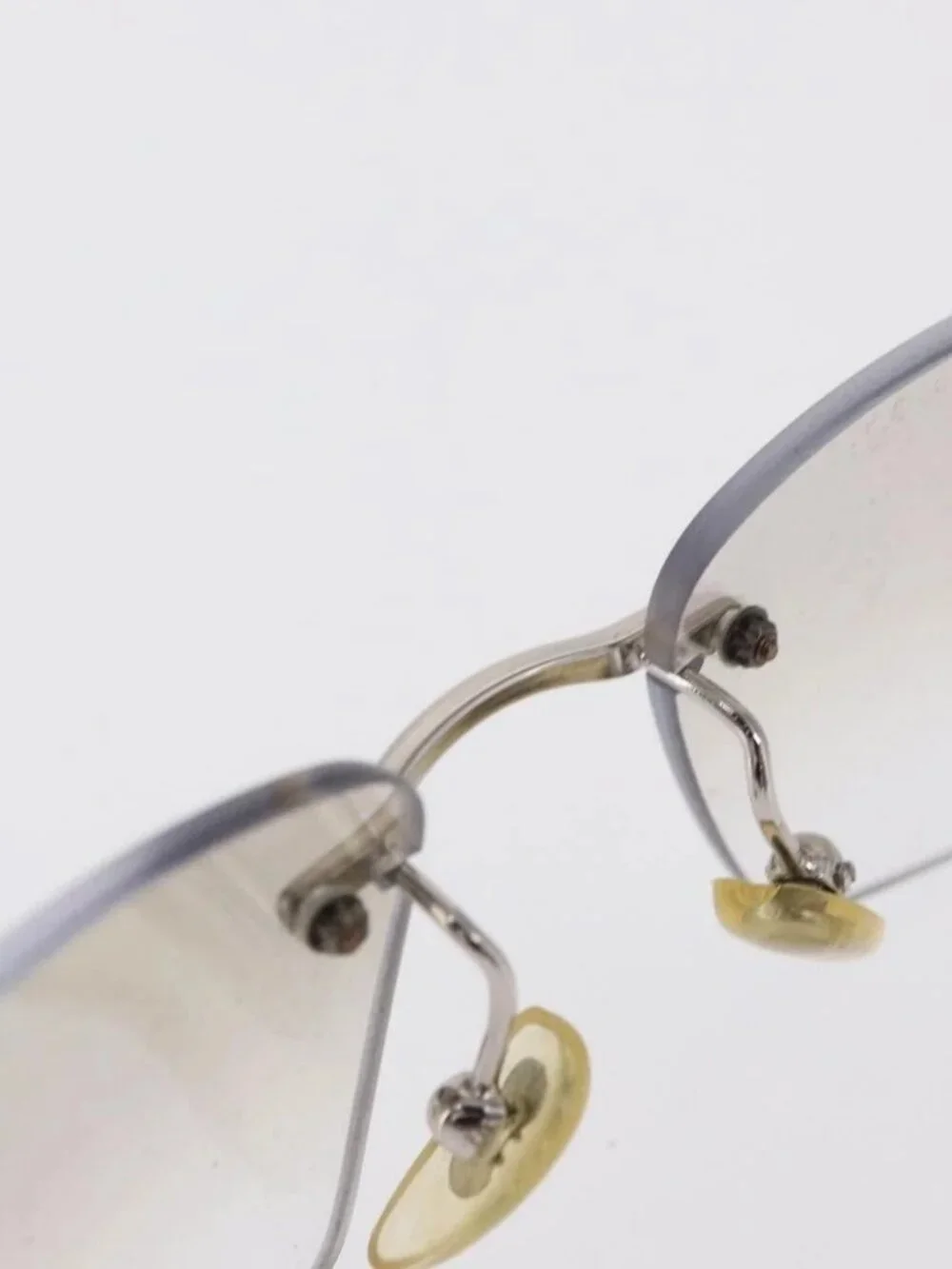 Salvatore Ferragamo Sunglasses metal Silver Auth bs32759